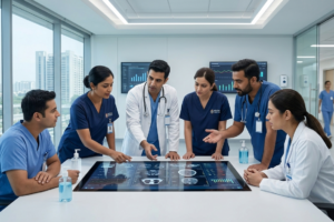 Healthcare staffing agency California hospital team