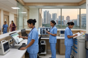 Healthcare Staffing Agency New York nurses working in hospital