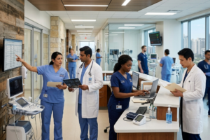Healthcare Staffing Agency Arizona nurses working in hospital