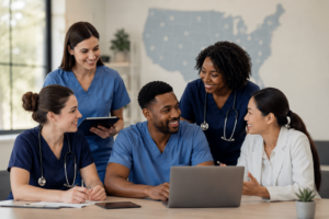 Behavioral Health Staffing team supporting mental health nursing jobs across the United States