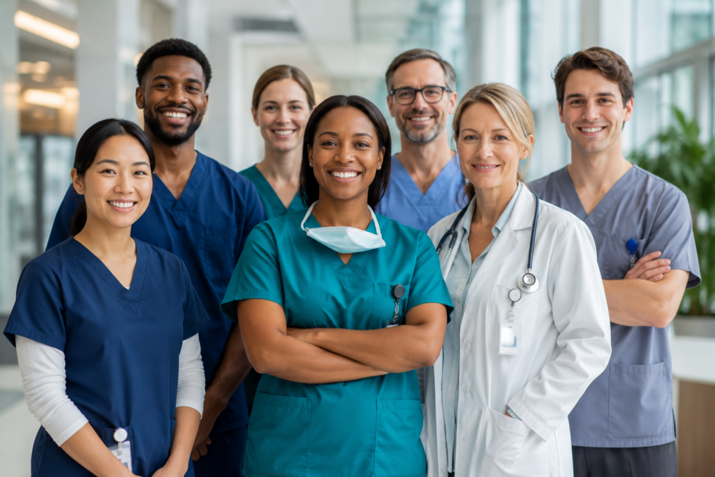 Best Hospitals to Work For in the United States healthcare professionals team