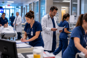 Sioux Falls Healthcare Careers nursing staff working in hospital environment at Sanford Health