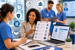 Rapid clinician onboarding and healthcare staffing compliance checklist for hospitals