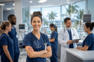 Florida healthcare jobs for nurses and healthcare professionals working in modern hospital