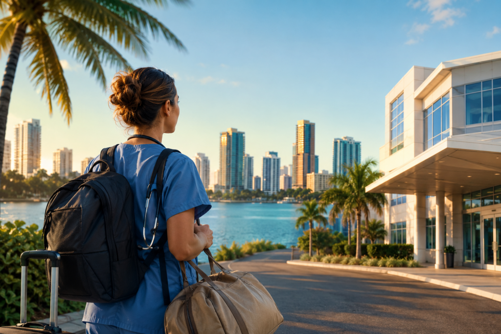 Moving to Florida as a clinician exploring healthcare career opportunities in Florida