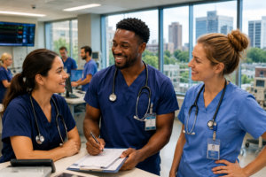 Why travel nurses are moving to Winston-Salem in 2026 healthcare professionals working in a North Carolina hospital